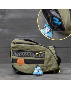 Hunderucksack olivegrün