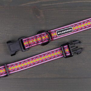 Collier pour chien ultra-léger rose